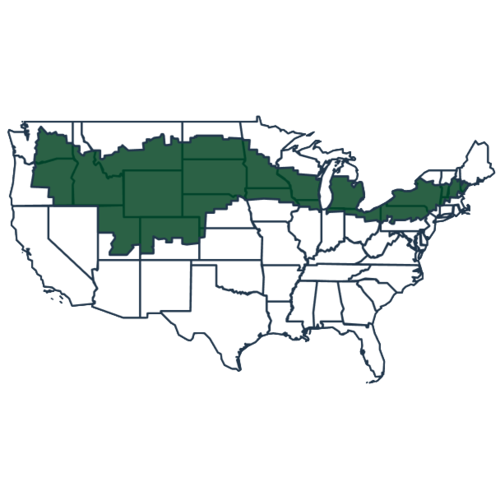 Fat Rack 95 growing zones map