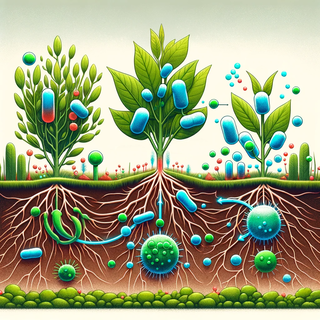 microorganisms in plant roots